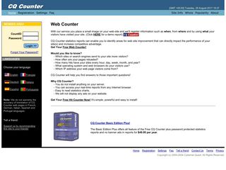 cqcounter.com screenshot