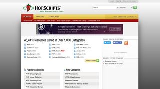 hotscripts.com screenshot