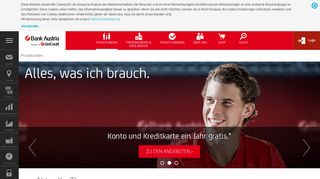 bankaustria.at screenshot