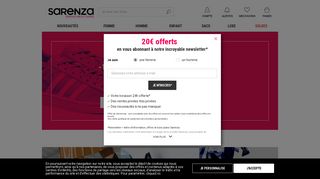 sarenza.com screenshot