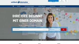 united-domains.de screenshot