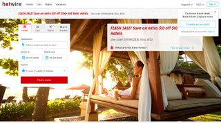 hotwire.com screenshot