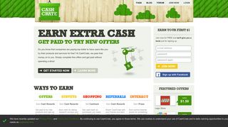 cashcrate.com screenshot