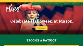 gmu.edu screenshot