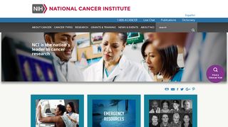 cancer.gov screenshot