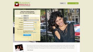 iranianpersonals.com screenshot