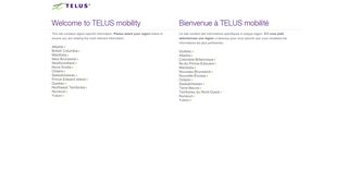 telusmobility.com screenshot