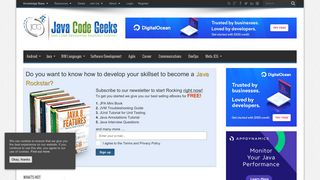 javacodegeeks.com screenshot