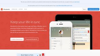 wunderlist.com screenshot