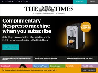 thetimes.co.uk screenshot