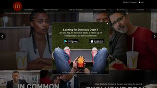 mcdonalds.com screenshot