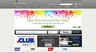 dotster.com screenshot