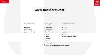 smashbros.com screenshot