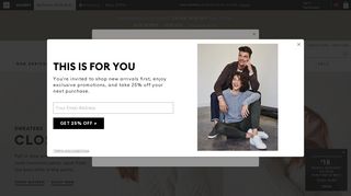 bananarepublic.com screenshot