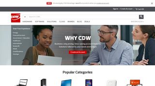 cdw.com screenshot