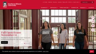 niu.edu screenshot