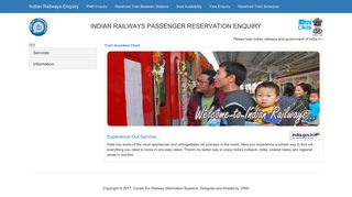 indianrail.gov.in screenshot