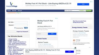 investorvillage.com screenshot