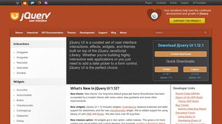 jqueryui.com screenshot