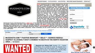 mugshots.com screenshot