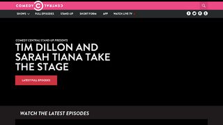 comedycentral.com screenshot
