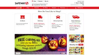 safeway.com screenshot