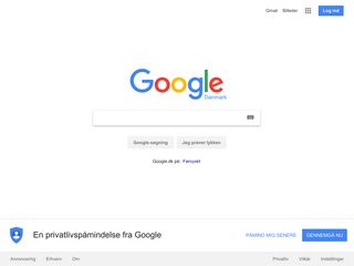 google.dk screenshot
