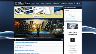 ps3trophies.com screenshot