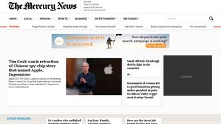 mercurynews.com screenshot