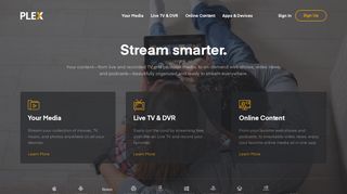 plex.tv screenshot