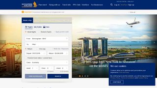 singaporeair.com screenshot