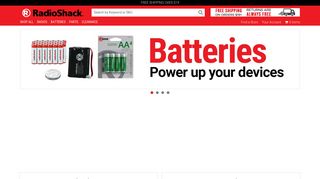 radioshack.com screenshot