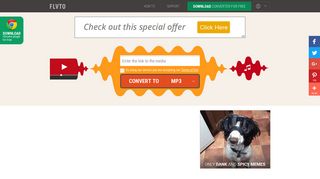 flvto.com screenshot