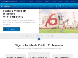banamex.com screenshot