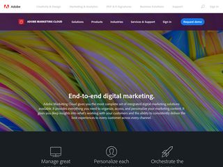 omniture.com screenshot