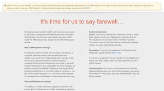 wikispaces.com screenshot