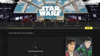 starwars.com screenshot