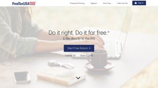 freetaxusa.com screenshot