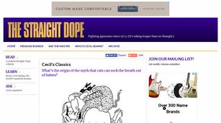 straightdope.com screenshot