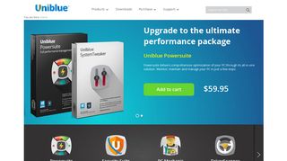 uniblue.com screenshot