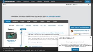 gamedev.net screenshot