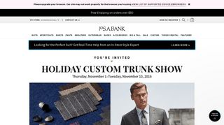 josbank.com screenshot