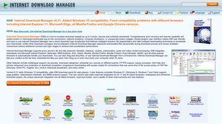 internetdownloadmanager.com screenshot