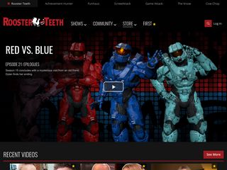 roosterteeth.com screenshot
