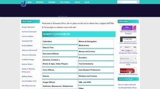 dynamicdrive.com screenshot