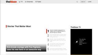 theblaze.com screenshot