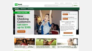 td.com screenshot