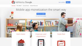 admob.com screenshot