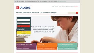 aleks.com screenshot