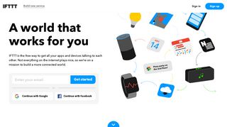 ifttt.com screenshot